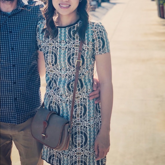 Geometric printed shift dress - Picture 4 of 4